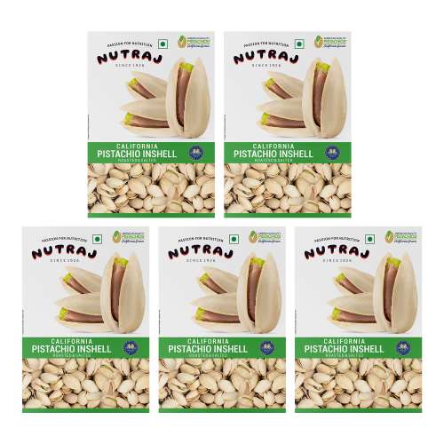 Nutraj: Pistachios Inshell Roasted Salted 200gm, Pista