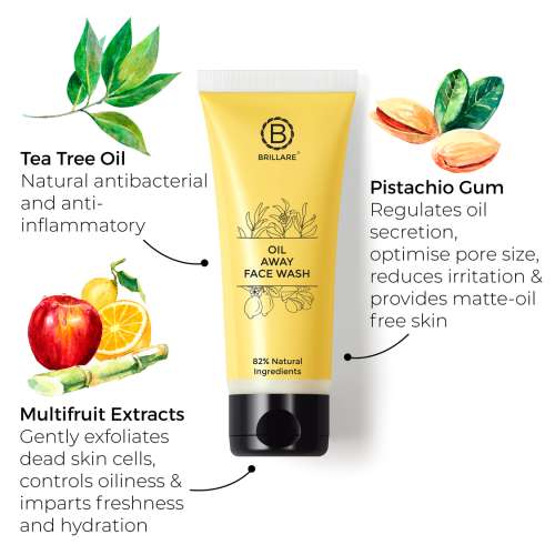 Brillare: Oil Away Face Wash 100 ml