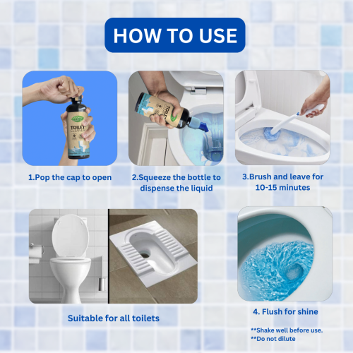 EKAM ECO: Zerodor CARE - Natural Toilet Cleaner Pack of 5 Ltrs