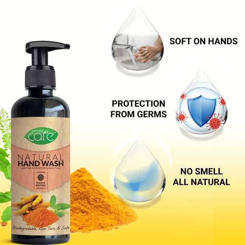 EKAM ECO: Zerodor Care Natural Hand Wash Liquid - 400ml