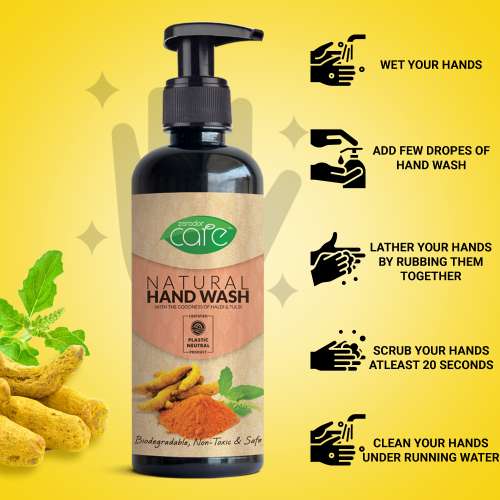 EKAM ECO: Zerodor Care Natural Hand Wash Liquid - 400ml