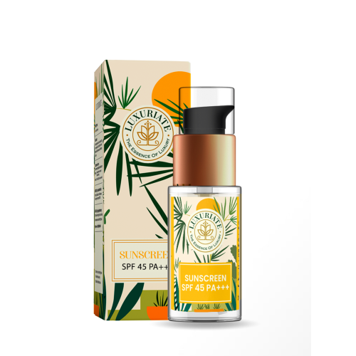 Luxuriate: Vitamin C Sunscreen SPF 45 PA+++ For Unisex - 30ml Luxuriate: Vitamin C Sunscreen SPF 45 PA+++ For Unisex - 30ml