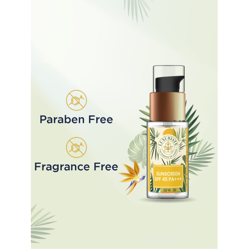 Luxuriate: Vitamin C Sunscreen SPF 45 PA+++ For Unisex - 30ml Luxuriate: Vitamin C Sunscreen SPF 45 PA+++ For Unisex - 30ml