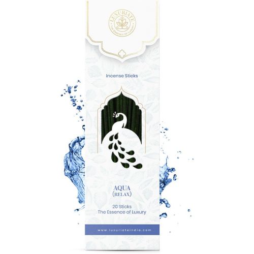 Luxuriate: Aqua Breeze Organic,Natural and Non-Toxic Incense Sticks- Contains...