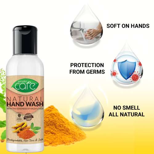 EKAM ECO: Zerodor Care Natural Hand Wash Liquid - 100ml