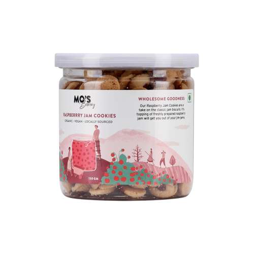 MOS Bakery: Raspberry Jam Cookies - Pack of 2 - (150gm each)