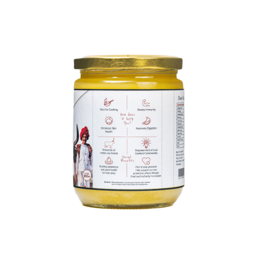 KUDEJ: Desi Kankrej Cow A2 Ghee - 500ml