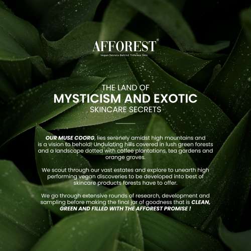 AFFOREST: Green Coffee Whipped Clay Mask  - 50gm