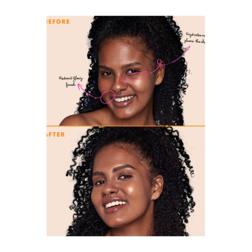 Type Beauty: De Crease Serum Foundation For Fine Lines & Wrinkles Spf 50, Pa ++++ - Demerara - 30Ml