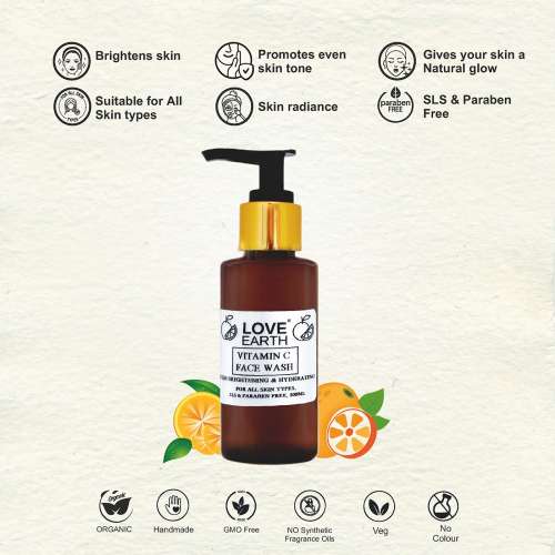 Love Earth: Vitamin C Face Wash - 100ml
