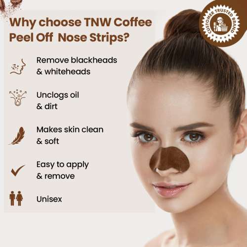 TNW - The Natural Wash: Coffee Peel Off Nose Strips