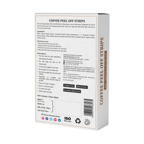TNW - The Natural Wash: Coffee Peel Off Nose Strips