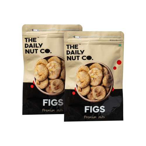 The Daily Nut Co.: Premium Figs/Anjeer - Pack of 2 - 250gm each