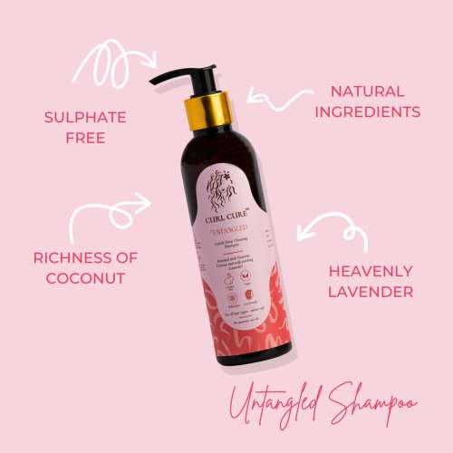 Curl Cure: 3 Step Curl Routine - Shampoo, Deep Conditioner & Curl Cream - 200ml each