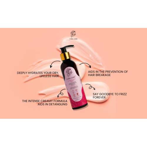 Curl Cure: Hydrate Don't Hate Intensive Hydration Conditioner/ Hair Mask with Avocado and Aloe Vera - 200ml