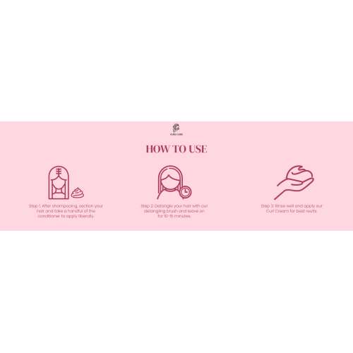 Curl Cure: Hydrate Don't Hate Intensive Hydration Conditioner/ Hair Mask with Avocado and Aloe Vera - 200ml