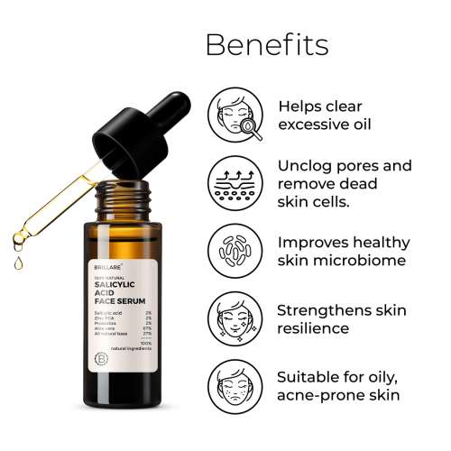 Brillare: Salicylic Acid Face Serum For Oily - 30ml
