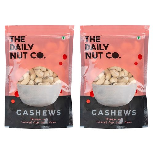 The Daily Nut Co.: Premium Cashews - Pack of 2 - 200gm each