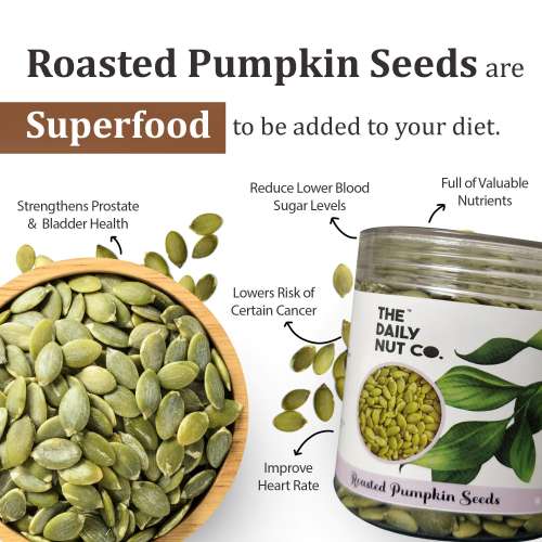 The Daily Nut Co.: Daily Seed Mix And Roasted Pumpkin Seeds Combo - Pack of 2 - 250gm each