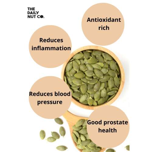 The Daily Nut Co.: Premium Pumpkin Seeds - Pack of 2 - 250gm each