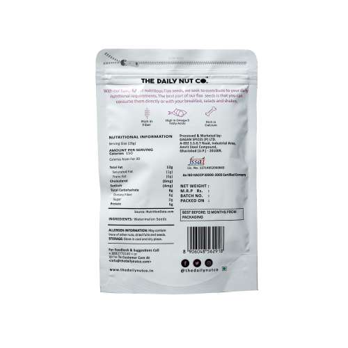The Daily Nut Co.: Premium Flax Seeds - Pack of 2 - 250gm each