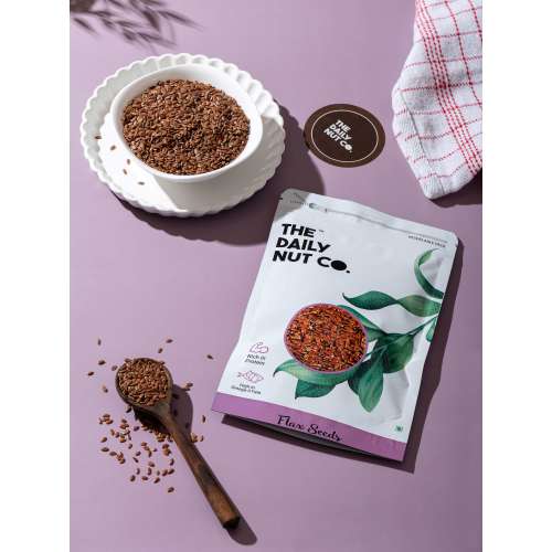The Daily Nut Co.: Premium Flax Seeds - Pack of 2 - 250gm each