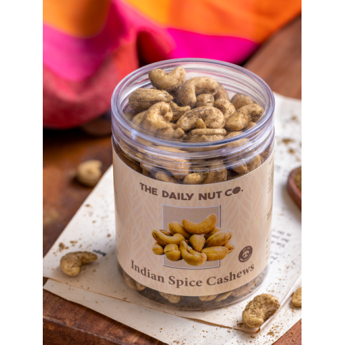 The Daily Nut Co.: Indian Spice Cashews - Pack of 2 - 250gm each