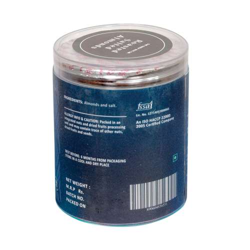 The Daily Nut Co.: Roasted Almonds - Pack of 2 - 250gm each