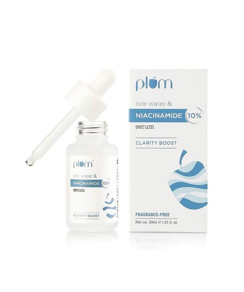 Plum: 10% Niacinamide Face Serum with Rice Water - 30ml