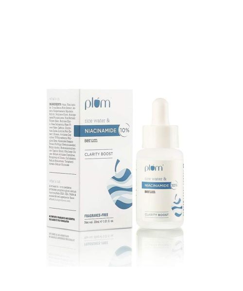 Plum: 10% Niacinamide Face Serum with Rice Water - 30ml