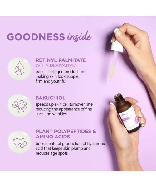 Plum: 1% Retinol Face Serum with Bakuchiol - 30ml