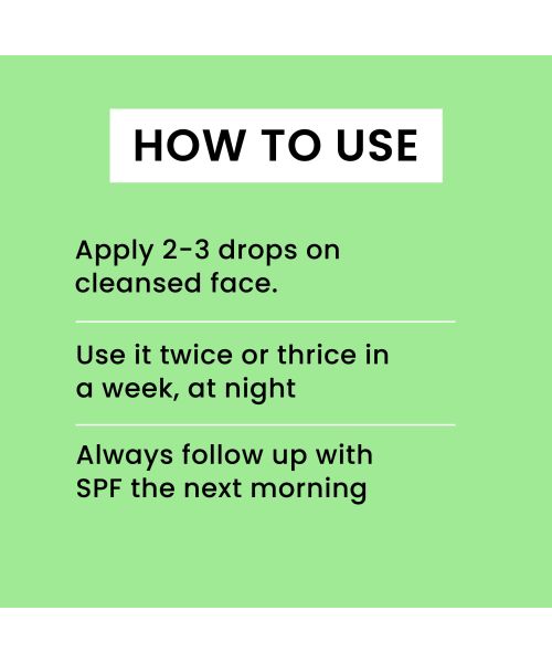 Foxtale: AHA BHA Exfoliating Serum Glycolic Acid + Salicylic Acid Niacinamide   30ml