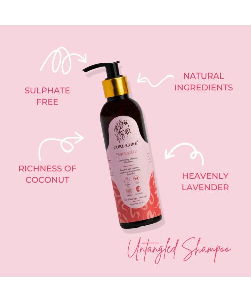 Curl Cure: Untangled Shampoo with Coconut and Lavender - 200ml
