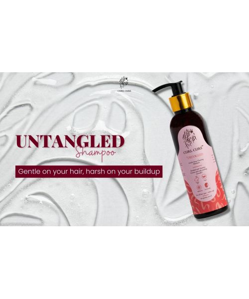 Curl Cure: Untangled Shampoo with Coconut and Lavender - 200ml