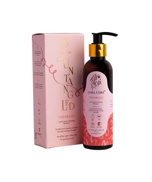 Curl Cure: Untangled Shampoo with Coconut and Lavender - 200ml