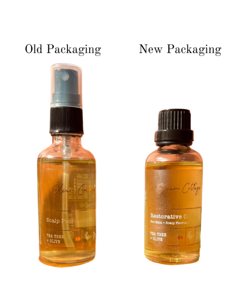 Oleum Cottage: Restorative Oil for Skin + Scalp Psoriasis and Eczema - 50ml