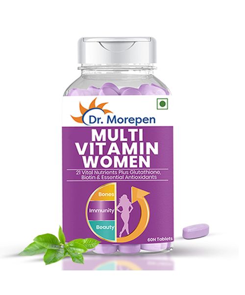 Dr. Morepen: Multivitamins For Women - Energy & Immunity Booster - 60 Tablets