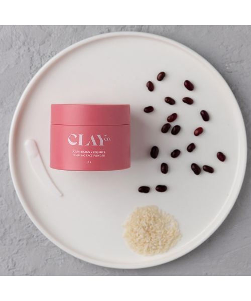 ClayCo.: Azuki beans + Koji Rice Foaming Face Powder - 15gm