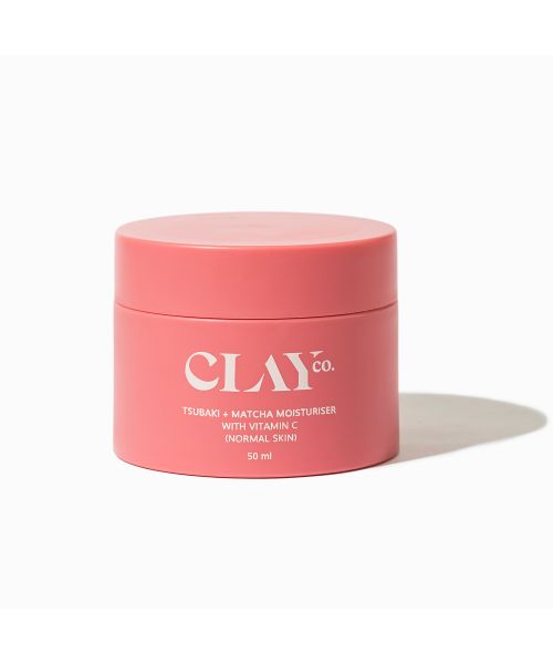 ClayCo.: Tsubaki + Matcha Moisturiser with Vitamin C - 50ml (Normal Skin)