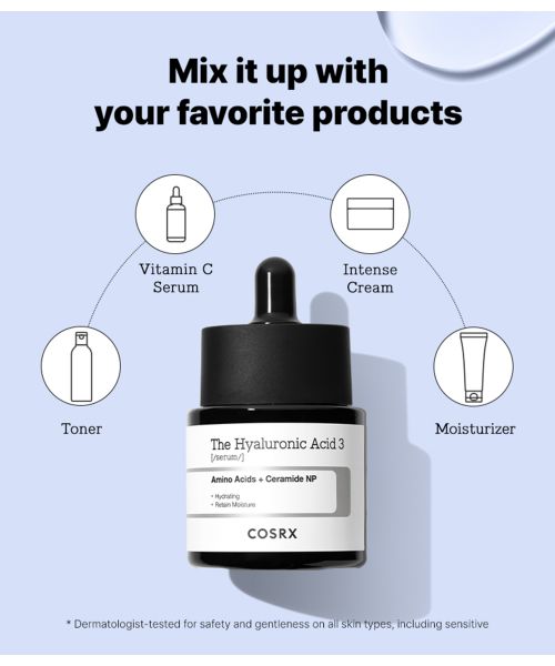 COSRX: The Hyaluronic Acid 3 Face Serum | 20ml