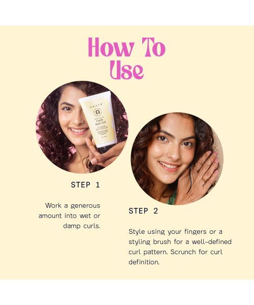 Arata: Advanced Curl Care Curly Hair Gel - 150nl