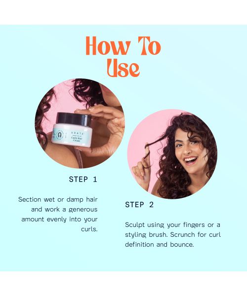 Arata: Advanced Curl Care Curly Hair Cream - 100gm