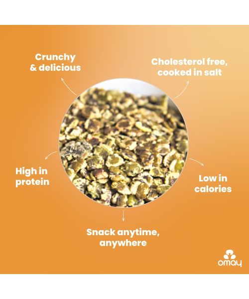 Omay Foods: Beaten Moong - Spicy Masala - Pack of 2 - 40gm Each