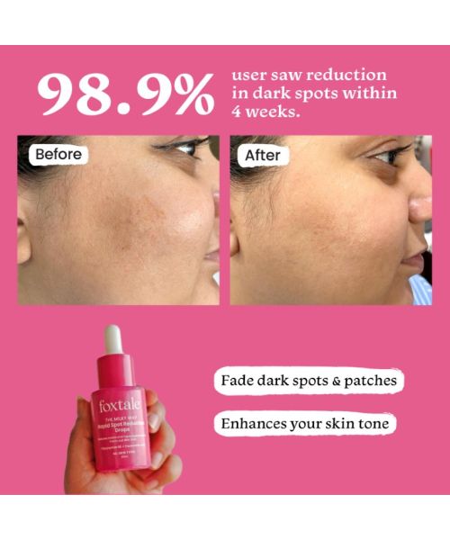 Foxtale: Rapid Spot Reduction Drops With 3% Tranexamic Acid & Niacinamide   30ml