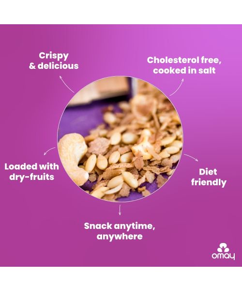 Omay Foods: Nutty Mix Pouch - 400gm