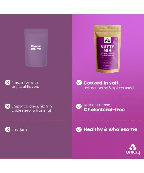 Omay Foods: Nutty Mix Pouch - 400gm