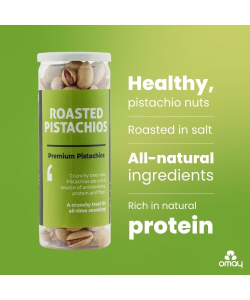 Omay Foods: Roasted Pistachios - 150gm