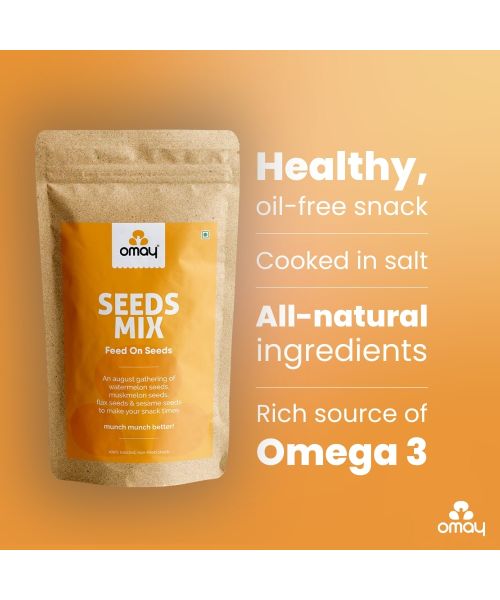 Omay Foods: Seeds Mix Pouch - 400gm