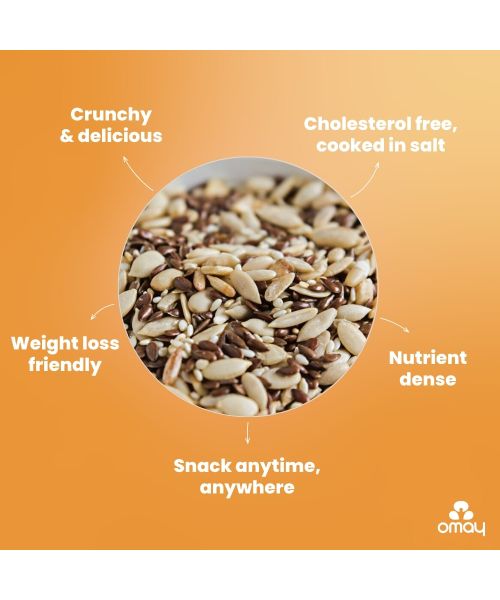 Omay Foods: Seeds Mix Pouch - 400gm