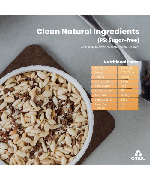 Omay Foods: Seeds Mix Pouch - 400gm